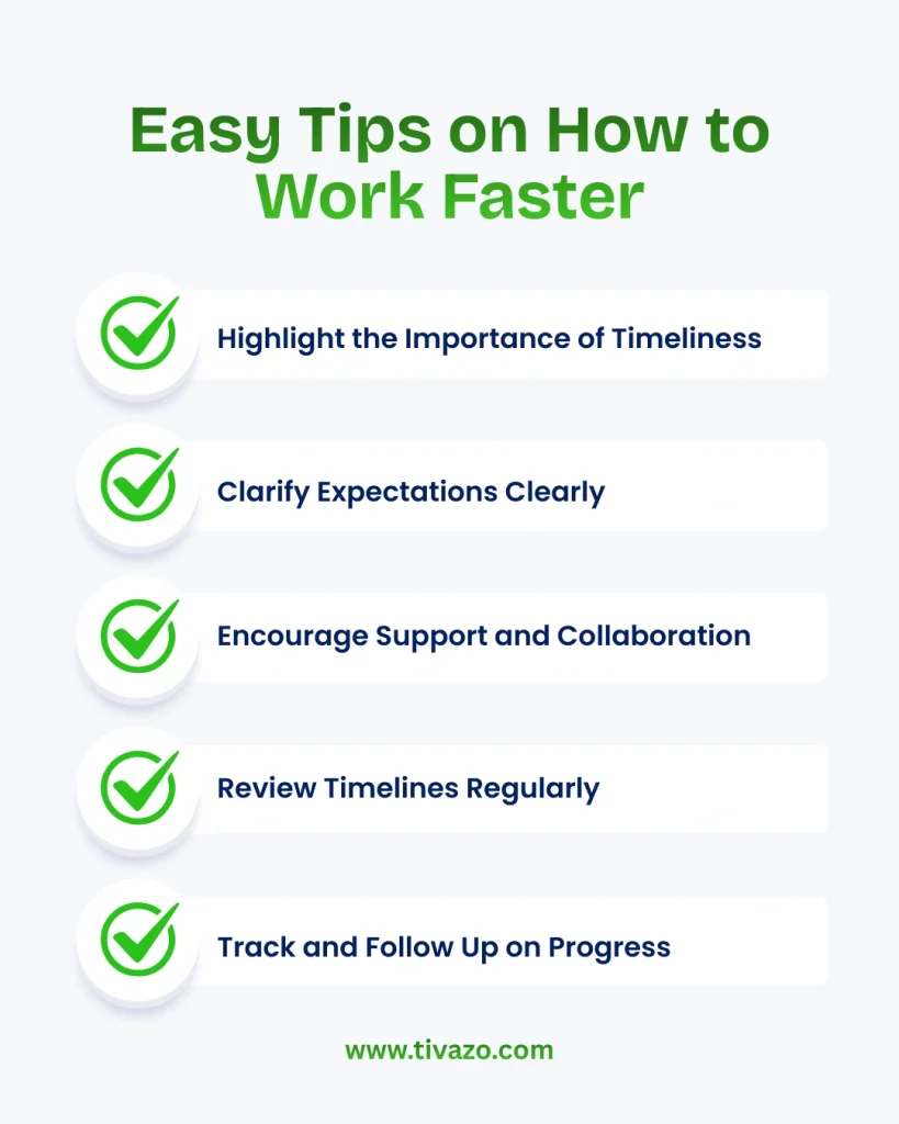 Easy Tips on How to Work Faster