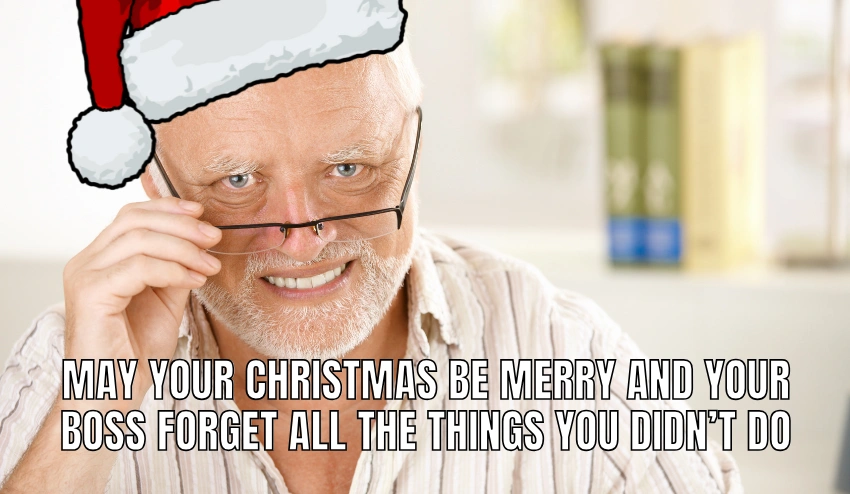 Short funny Christmas quotes for work