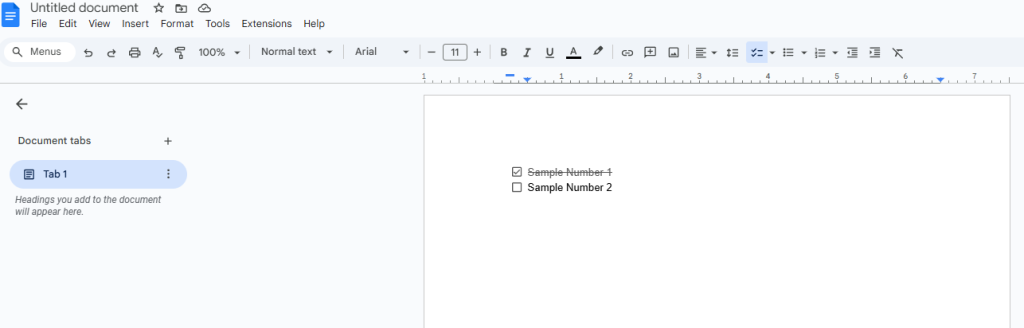 Create List Items