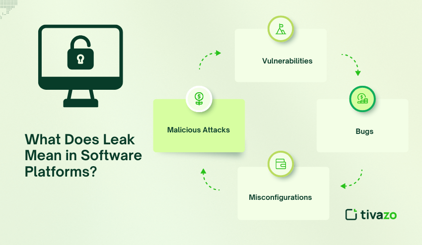 What does leak mean in software platforms