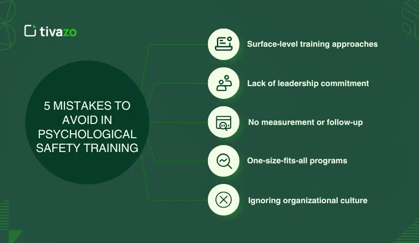 5 Critical Mistakes to Avoid in Psychological Safety Training