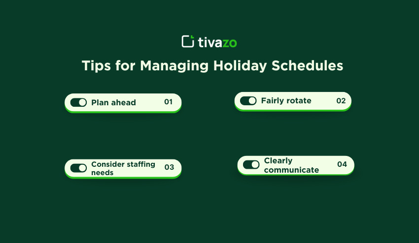 Tips for Managing Holiday Schedules
