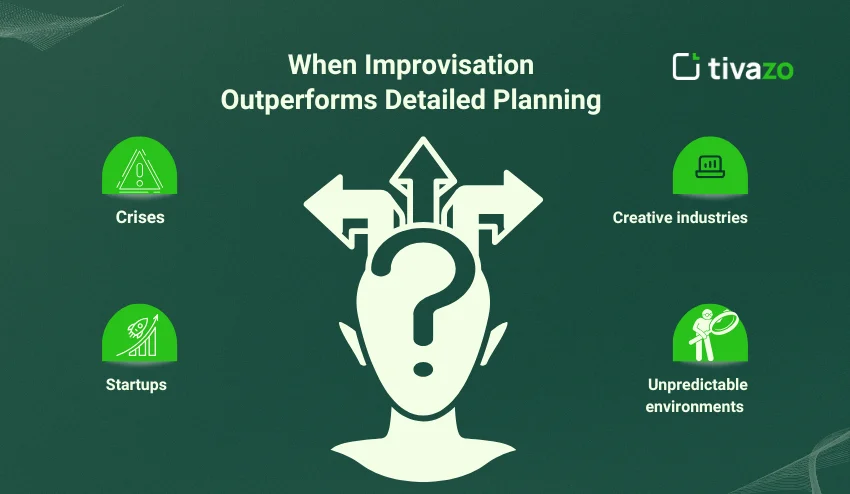 Improvisation outperforms detail planning 
