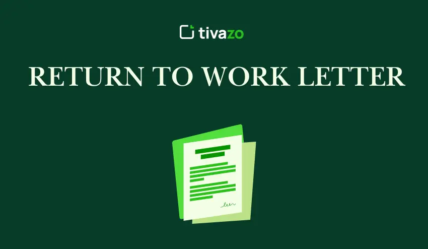 Return to work letter