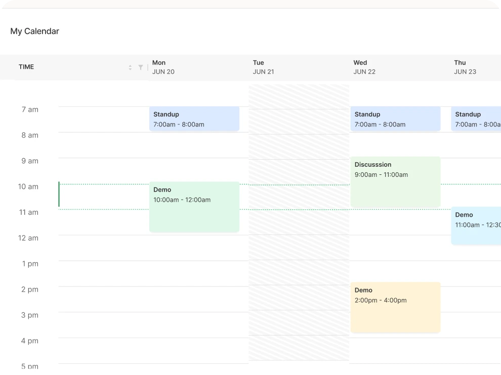 Start Syncing Events