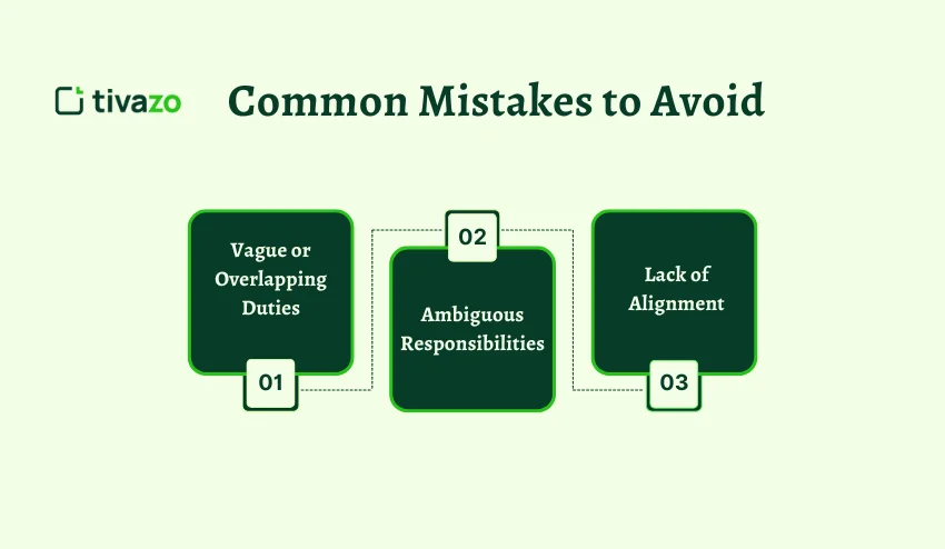 Common Mistakes to Avoid When Defining Job Duties and Responsibilities