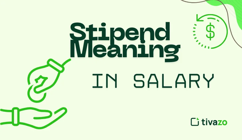stipend meaning in salary