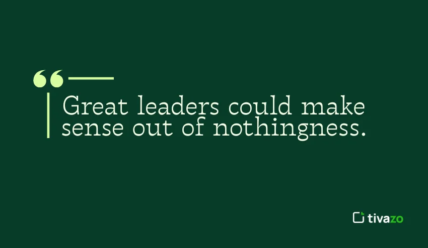 quote about organization and management