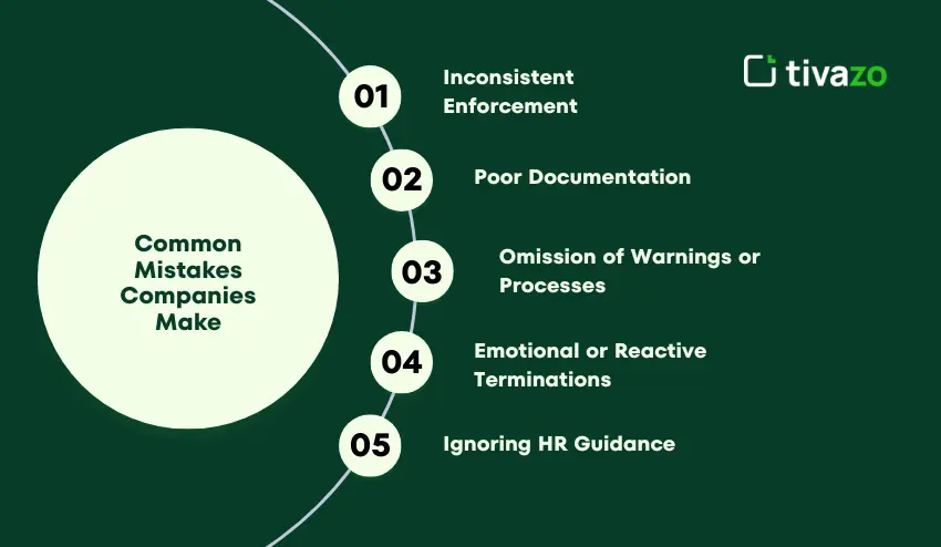 Common Mistakes Companies Make When Handling Fireable Offenses