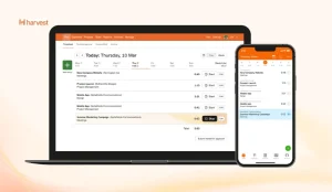 best time tracking app harvest