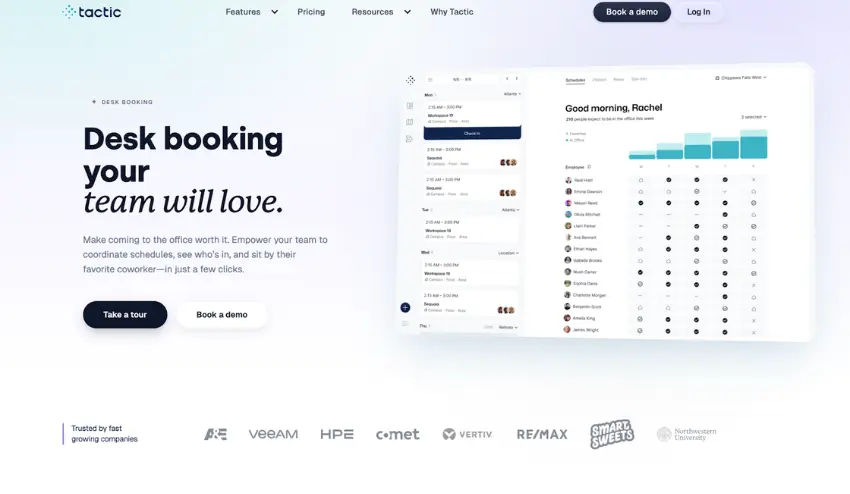 Tactic- Desk Booking Software