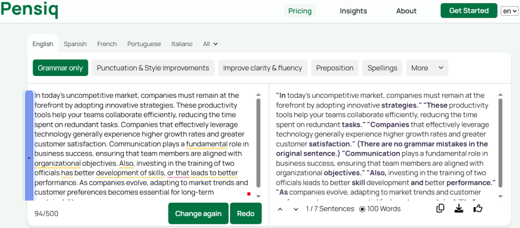 AI writing solutions
