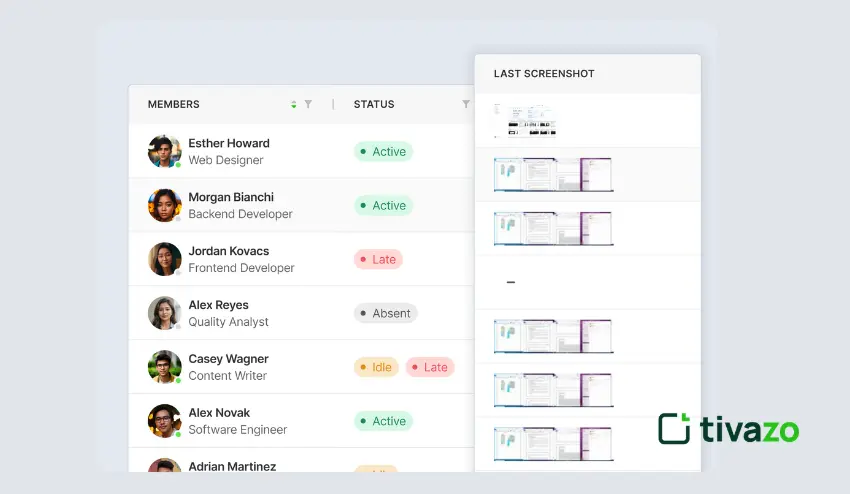 Live screenshot
