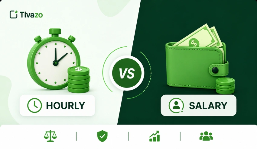 Hourly vs salary comparison for employees and employers in 2026