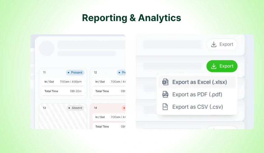 reporting and analysis