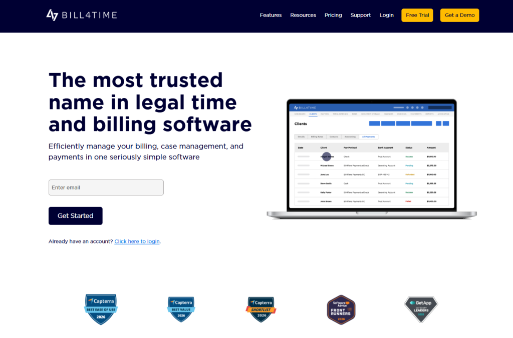 time tracking software for law firms