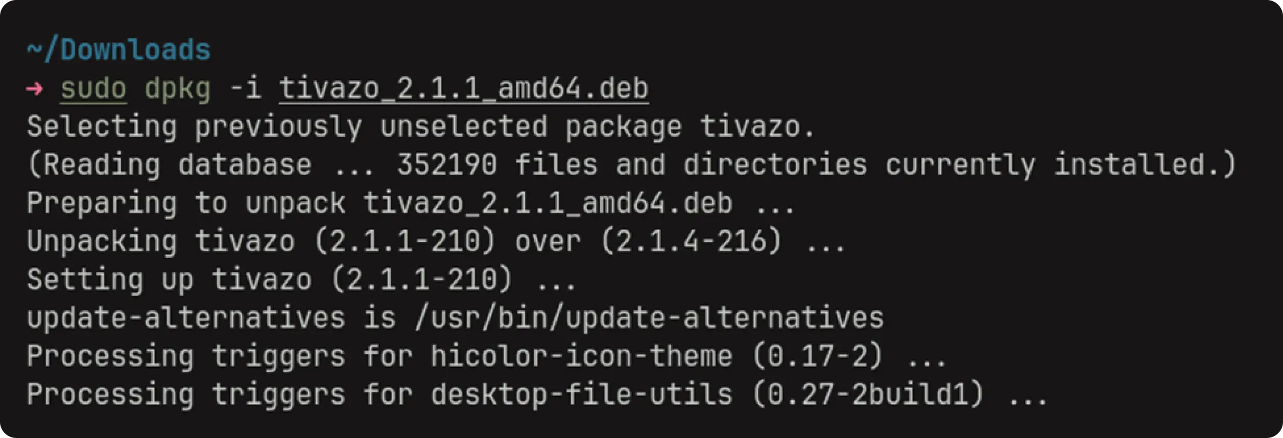 Terminal Installation