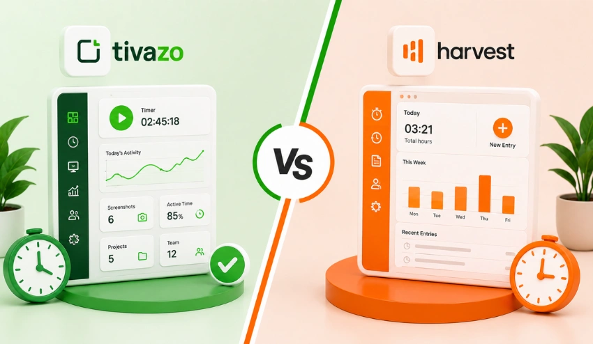 Which Software Is Easier to Use Daily: Tivazo or Harvest? 