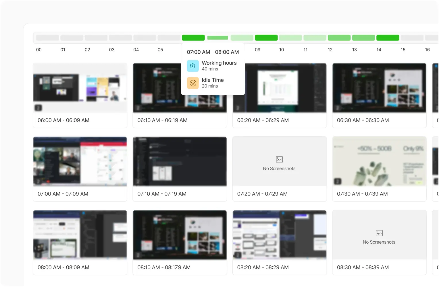 Real-Time Screenshot Monitoring