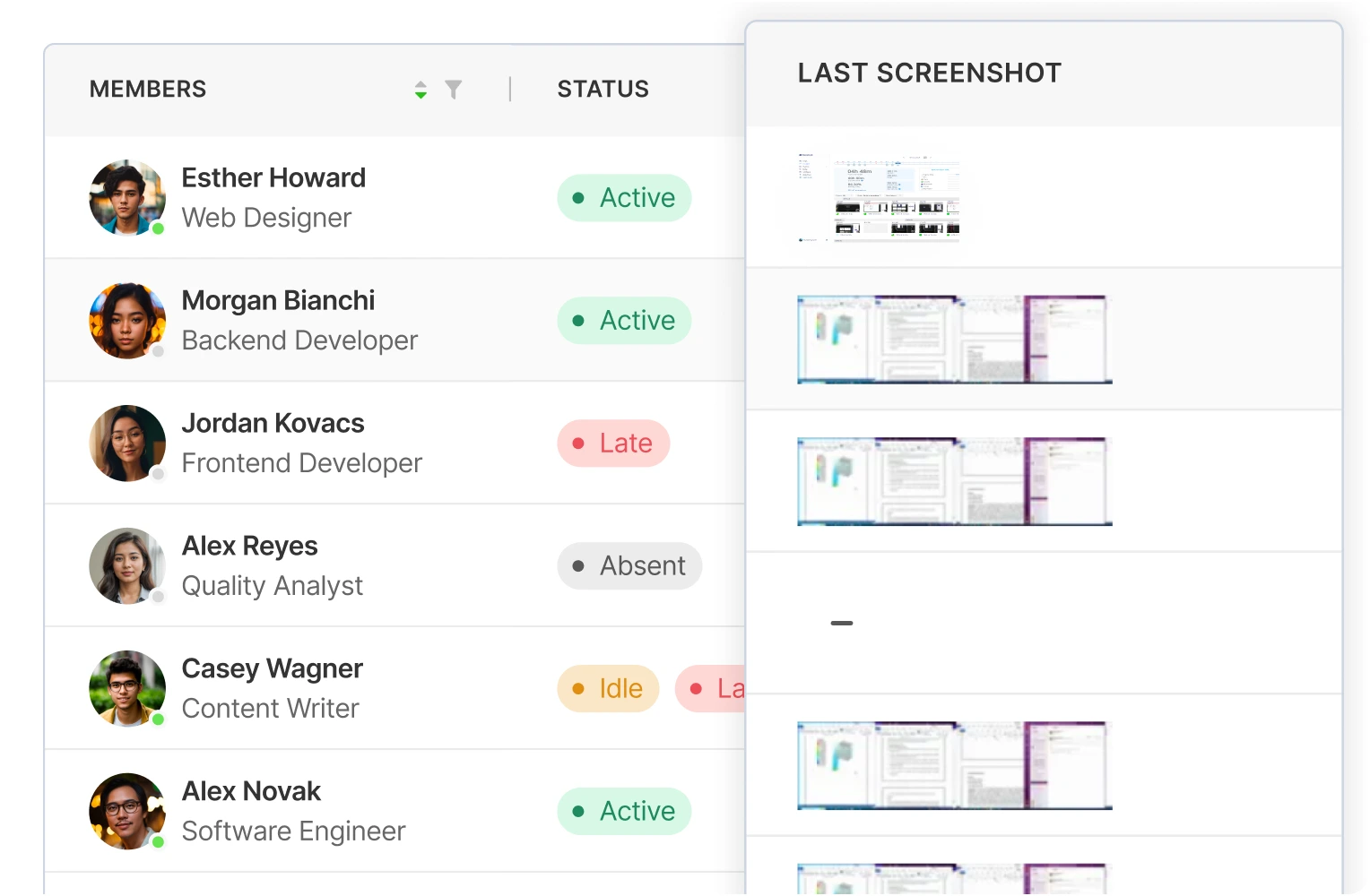 Screenshot Monitoring