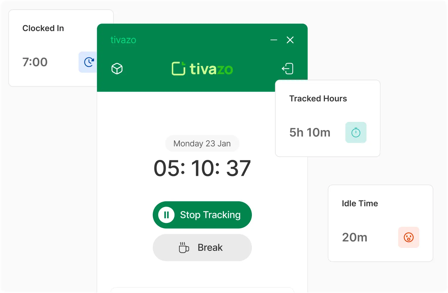 Real-Time Time Tracking Data