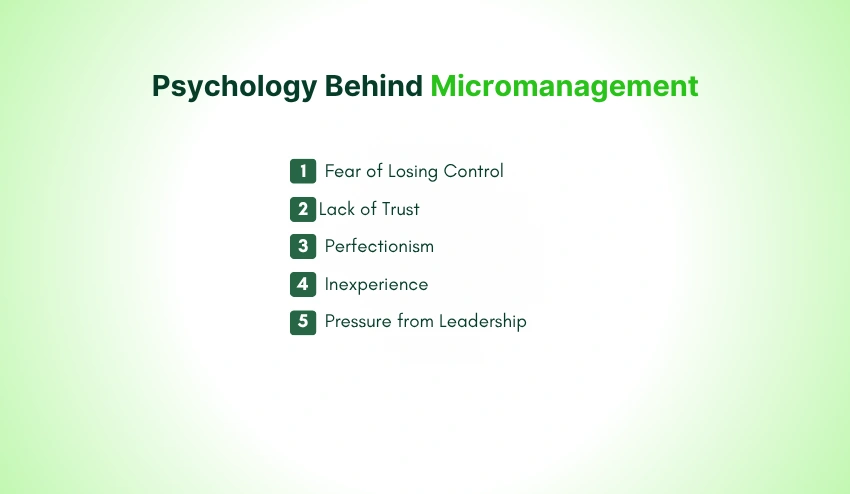 Psychology behind micromanagement