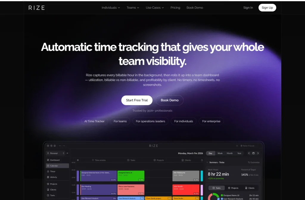 Rize time tracking for mac